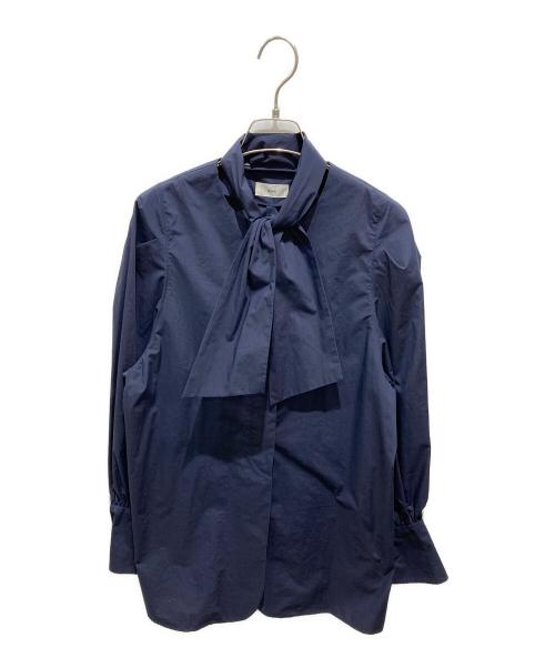 IENA（イエナ）IENA (イエナ) ＆NAVYボウタイブラウス ネイビー サイズ:記載なしの為実寸参照の古着・服飾アイテム