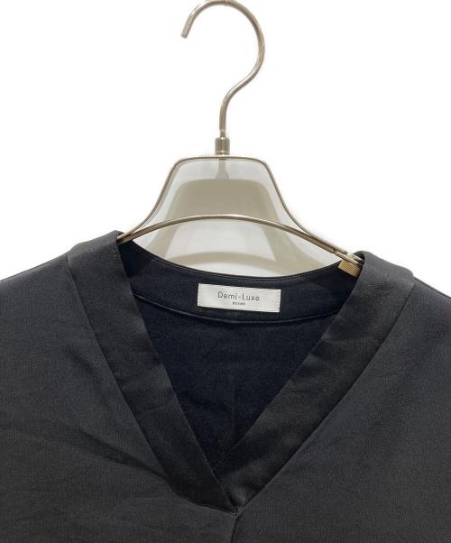 Demi-Luxe Beams（デミルクス ビームス）Demi-Luxe Beams (デミルクス ビームス) 長袖ブラウス ブラック サイズ:記載なしの為実寸参照の古着・服飾アイテム