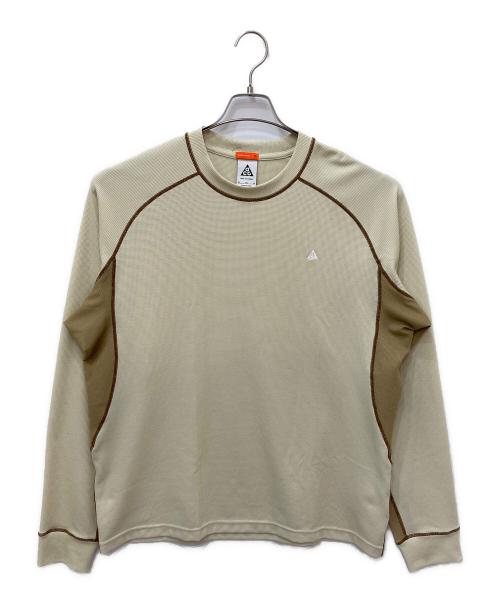 NIKE ACG（ナイキエーシージー）NIKE ACG (ナイキエーシージー) DFADV CHINATI L/S TOP ベージュ サイズ:XLの古着・服飾アイテム
