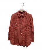 Spick and Spanスピック＆スパン）の古着「コットンボイルチェックシャツ」｜レッド
