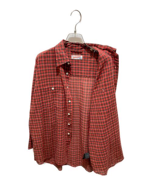 Spick and Span（スピック＆スパン）Spick and Span (スピック＆スパン) コットンボイルチェックシャツ レッド サイズ:記載なしの為実寸参照の古着・服飾アイテム