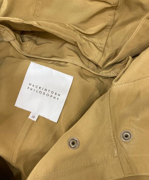 MACKINTOSH PHILOSOPHY（マッキントッシュ フィロソフィー）MACKINTOSH PHILOSOPHY (マッキントッシュ フィロソフィー) ナイロンフーデッドジャケット ベージュ サイズ:38の古着・服飾アイテム