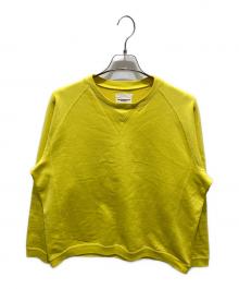 TAKAHIROMIYASHITA TheSoloIst.（タカヒロミヤシタ ザソロイスト）の古着「oversized crew neck sweatshirt.」｜イエロー
