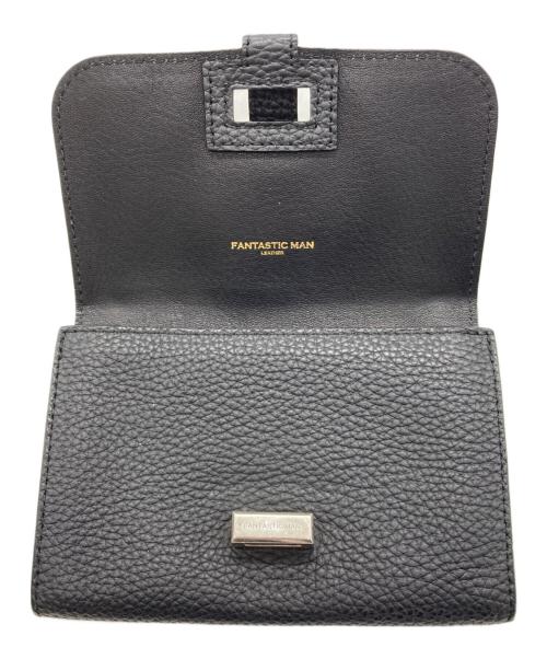 FANTASTIC MAN（ファンタスティックマン）FANTASTIC MAN (ファンタスティックマン) 2つ折り財布 ブラックの古着・服飾アイテム