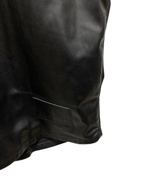 BREATH（ブレス）BREATH (ブレス) FAUX LEATHER BH BASEBALL SHIRT ブラック サイズ: 2XLの古着・服飾アイテム