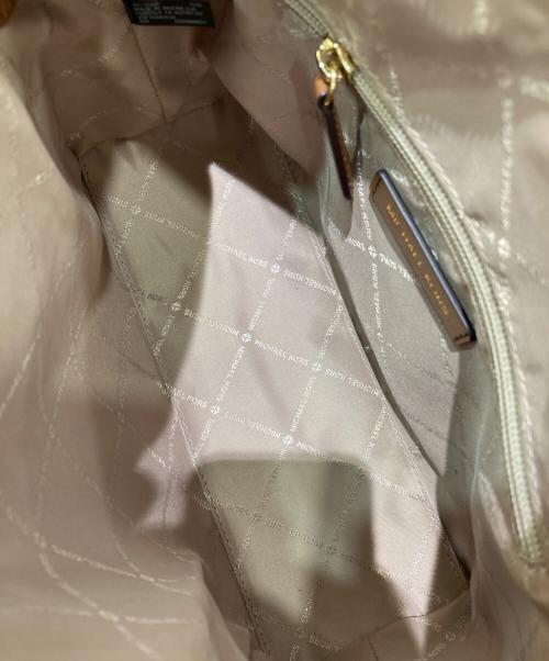 MICHAEL KORS（マイケル・コース）MICHAEL KORS (マイケル・コース) MERCER トップジップ ベルテッド サッチェル スモール ブラウンの古着・服飾アイテム