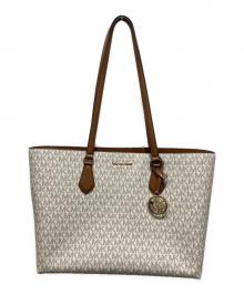 MICHAEL KORS（マイケル・コース）の古着「TEMPLE トート ラージ」｜ホワイト