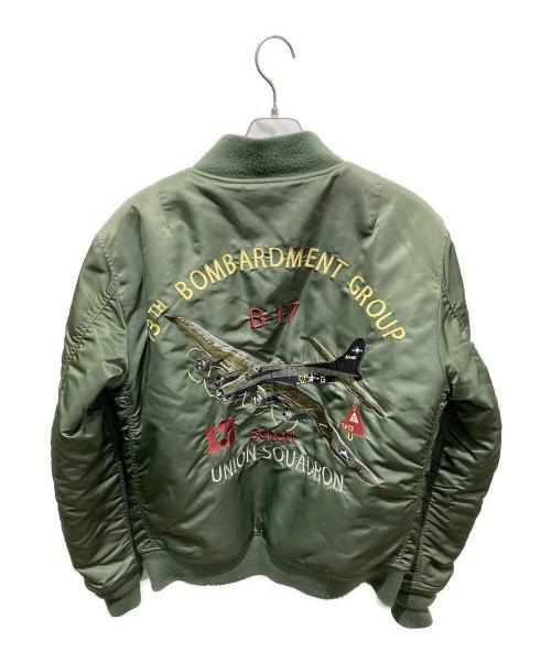 Schott（ショット）Schott (ショット) 13th Bombardment Group MA-1 カーキ サイズ:Ｍの古着・服飾アイテム