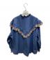 FREAK'S STORE (フリークスストア) デニムフリル刺繍シャツ ブルー サイズ:F：4000円