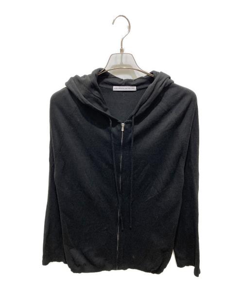 POST ARCHIVE FACTION (PAF)（ポストアーカイブファクション）POST ARCHIVE FACTION (PAF) (ポストアーカイブファクション) 8.0 KNIT HOODIE ブラック サイズ:Ｓの古着・服飾アイテム