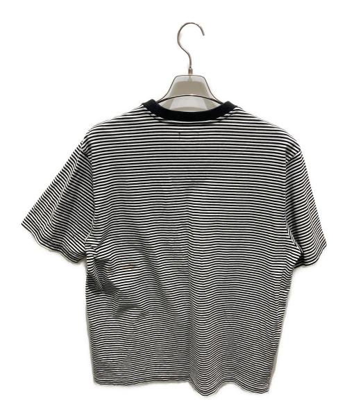 SUPREME（シュプリーム）SUPREME (シュプリーム) Arc Applique S/S Top ブラック×ホワイト サイズ:Ｍの古着・服飾アイテム