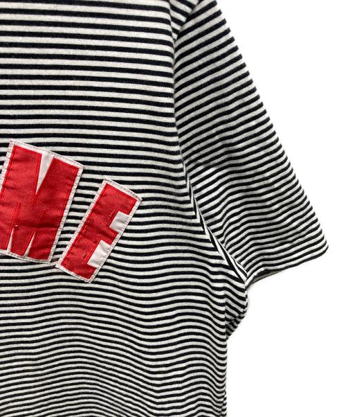 SUPREME（シュプリーム）SUPREME (シュプリーム) Arc Applique S/S Top ブラック×ホワイト サイズ:Ｍの古着・服飾アイテム