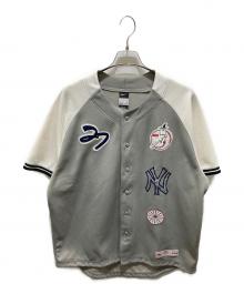 NIKE×FUTURA×be true（ナイキ×フューチュラ）の古着「ベースボールシャツ」｜グレー