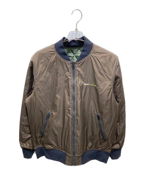BACK CHANNEL（バックチャンネル）BACK CHANNEL (バックチャンネル) REVERSIBLE QUILTING JACKET カーキ×ブラウン サイズ:記載なしの為実寸参照の古着・服飾アイテム