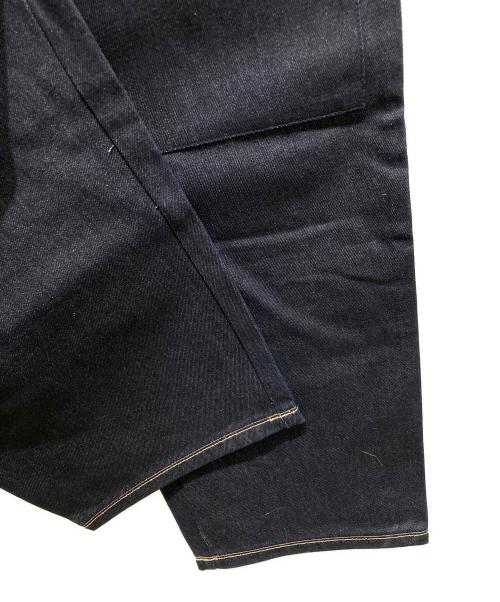 platium fubu（プラチナムフブ）platium fubu (プラチナムフブ) 刺繍バギーデニムパンツ ブルー サイズ:36の古着・服飾アイテム