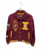 ICE CREAMアイスクリーム）の古着「TEAM VARSITY JACKET」｜ボルドー