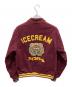 ICE CREAM (アイスクリーム) TEAM VARSITY JACKET ボルドー サイズ:Ｍ：14000円