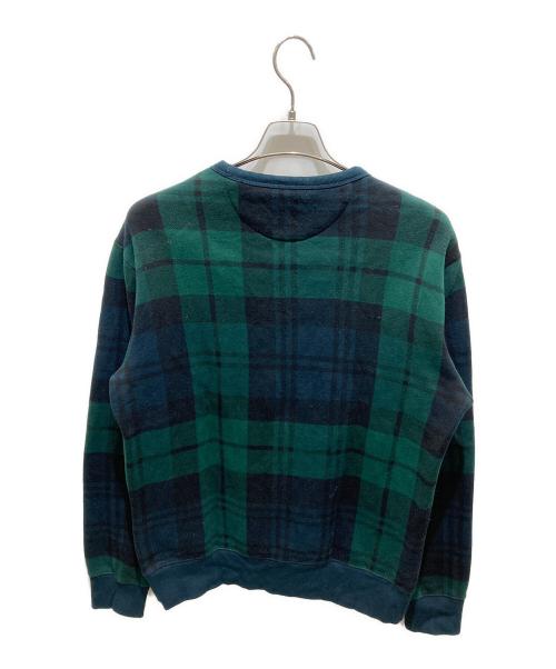 POLO RALPH LAUREN（ポロ・ラルフローレン）POLO RALPH LAUREN (ポロ・ラルフローレン) ポニー刺繍ブラックウォッチスウェット グリーン サイズ:Ｍの古着・服飾アイテム