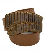 BILLIONAIRE BOYS CLUBビリオネアボーイズクラブ）の古着「ロゴバックルベルト」｜ベージュ