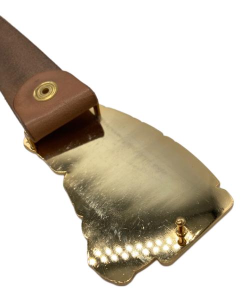 BILLIONAIRE BOYS CLUB（ビリオネアボーイズクラブ）BILLIONAIRE BOYS CLUB (ビリオネアボーイズクラブ) ロゴバックルベルト ベージュの古着・服飾アイテム