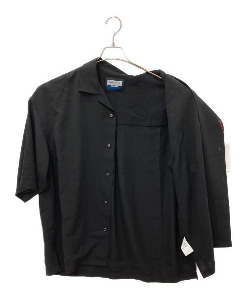 MAISON SPECIAL（メゾンスペシャル）MAISON SPECIAL (メゾンスペシャル) オープンカラーシャツ ブラック サイズ:2の古着・服飾アイテム