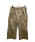 entire studios（エンタイアスタジオ）の古着「CINCH ワイドパンツ」｜ベージュ