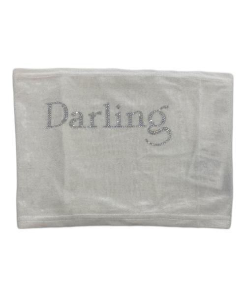 darich（ダーリッチ）darich (ダーリッチ) ベロアロゴジップパーカーセットアップ ホワイト サイズ:FREEの古着・服飾アイテム