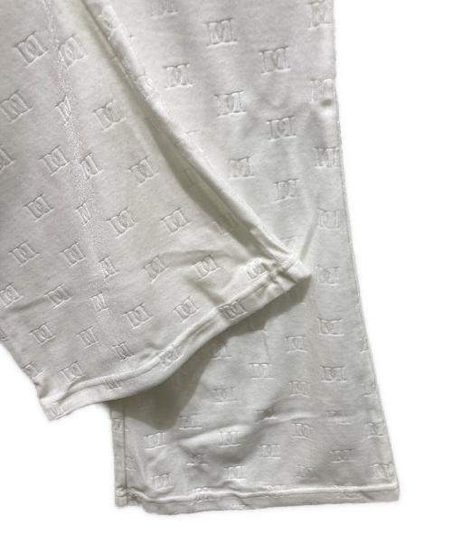 darich（ダーリッチ）darich (ダーリッチ) ベロアロゴジップパーカーセットアップ ホワイト サイズ:FREEの古着・服飾アイテム