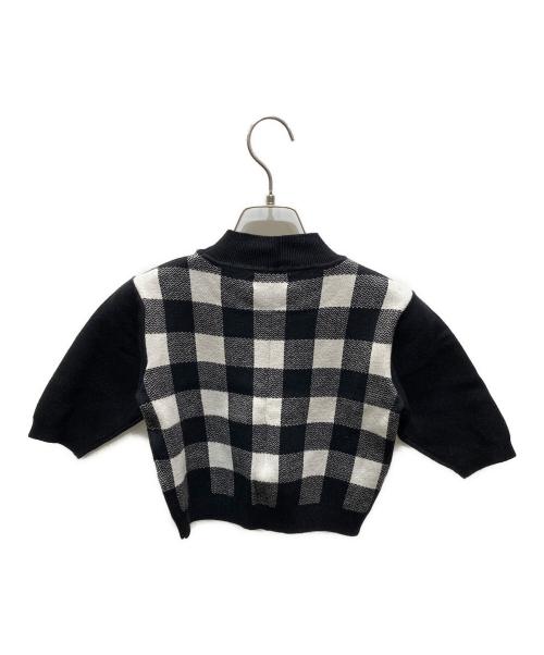 darich（ダーリッチ）darich (ダーリッチ) 半袖ニット ブラック サイズ:FREEの古着・服飾アイテム