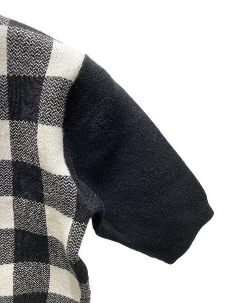 darich（ダーリッチ）darich (ダーリッチ) 半袖ニット ブラック サイズ:FREEの古着・服飾アイテム