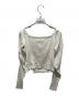 HER LIP TO (ハーリップトゥ) 2Way Rib Slit Top ベージュ サイズ:Ｍ：4000円