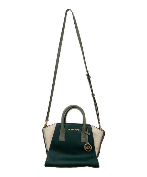 MICHAEL KORS（マイケルコース）MICHAEL KORS (マイケルコース) 2WAYバッグ グリーンの古着・服飾アイテム