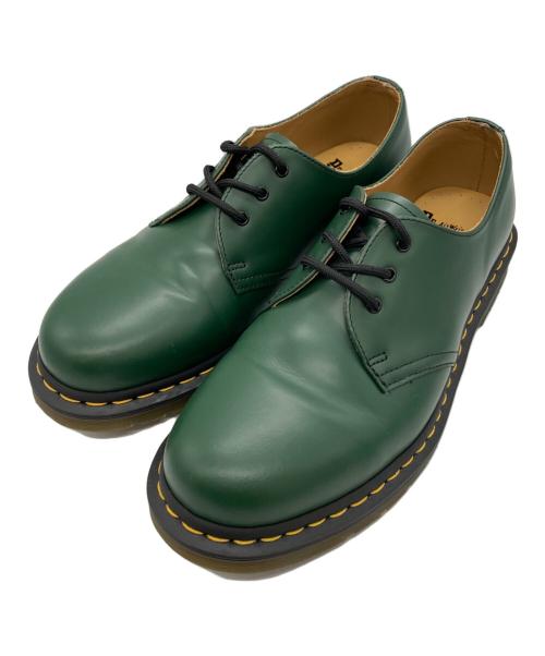 Dr.Martens（ドクターマーチン）Dr.Martens (ドクターマーチン) ３ホールシューズ グリーン サイズ:8の古着・服飾アイテム