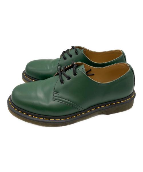 Dr.Martens（ドクターマーチン）Dr.Martens (ドクターマーチン) ３ホールシューズ グリーン サイズ:8の古着・服飾アイテム