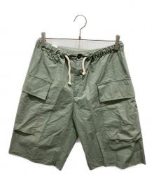 JIL SANDER（ジルサンダー）の古着「Drawstring Cargo Shorts」｜グリーン