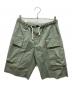 JIL SANDER（ジルサンダー）の古着「Drawstring Cargo Shorts」｜グリーン