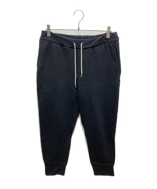 JIL SANDER+（ジルサンダープラス）JIL SANDER+ (ジルサンダープラス) ロゴ刺繍テーパードスウェットパンツ ブラック サイズ:Ｍの古着・服飾アイテム