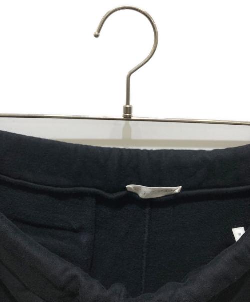 JIL SANDER+（ジルサンダープラス）JIL SANDER+ (ジルサンダープラス) ロゴ刺繍テーパードスウェットパンツ ブラック サイズ:Ｍの古着・服飾アイテム