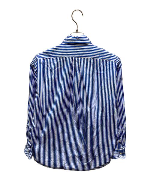 POLO RALPH LAUREN（ポロ・ラルフローレン）POLO RALPH LAUREN (ポロ・ラルフローレン) ストライプシャツ ブルー×ホワイト サイズ:XSの古着・服飾アイテム