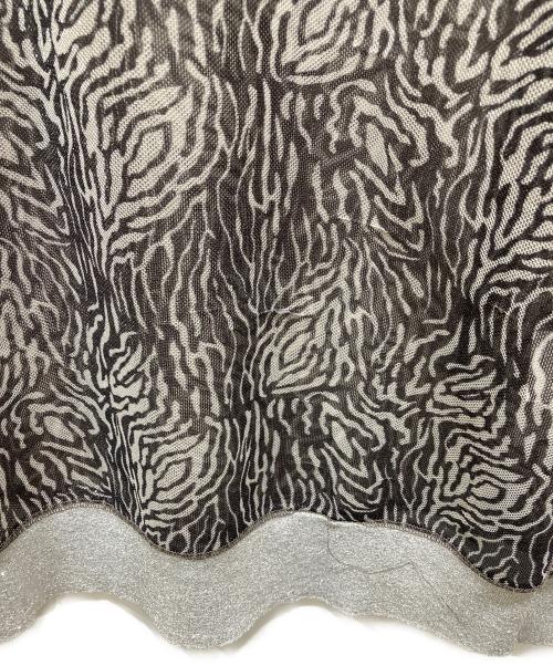 TOGA PULLA（トーガ プルラ）TOGA PULLA (トーガ プルラ) Lame print jersey pollover ブラック サイズ:36の古着・服飾アイテム