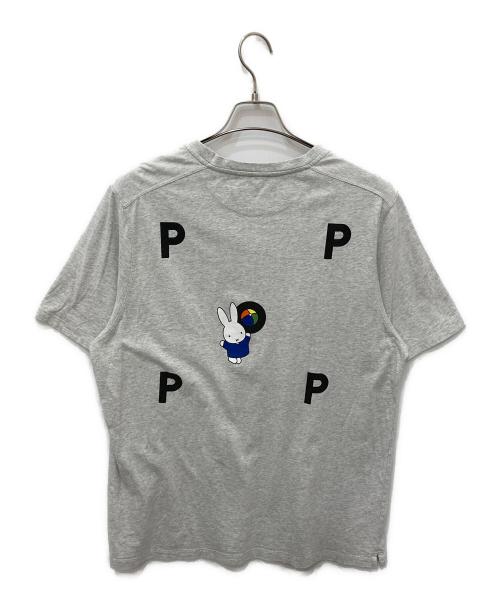 POP TRADING COMPANY（ポップトレーディングカンパニー）POP TRADING COMPANY (ポップトレーディングカンパニー) 半袖カットソー グレー サイズ:Lの古着・服飾アイテム