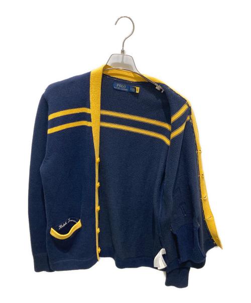 POLO RALPH LAUREN（ポロ・ラルフローレン）POLO RALPH LAUREN (ポロ・ラルフローレン) レタードカーディガン ネイビー サイズ:Ｓの古着・服飾アイテム
