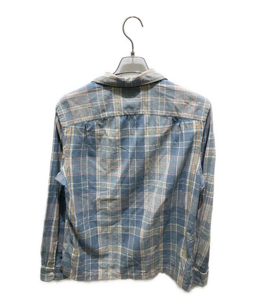 RRL（ダブルアールエル）RRL (ダブルアールエル) TOWNS CAMP SHIRT ブルー サイズ:Ｍの古着・服飾アイテム