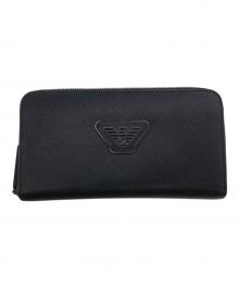 EMPORIO ARMANI（エンポリオ アルマーニ）の古着「ラウンドファスナー財布」｜ブラック