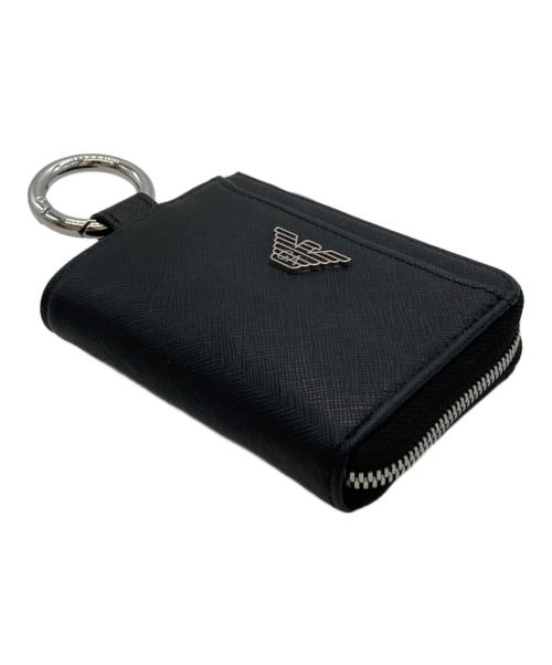 EMPORIO ARMANI（エンポリオ アルマーニ）EMPORIO ARMANI (エンポリオ アルマーニ) コインケース ブラックの古着・服飾アイテム