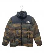 THE NORTH FACEザ ノース フェイス）の古着「Novelty Nuptse Jacket」｜ブラック×カーキ