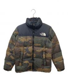 THE NORTH FACE（ザ ノース フェイス）の古着「Novelty Nuptse Jacket」｜ブラック×カーキ