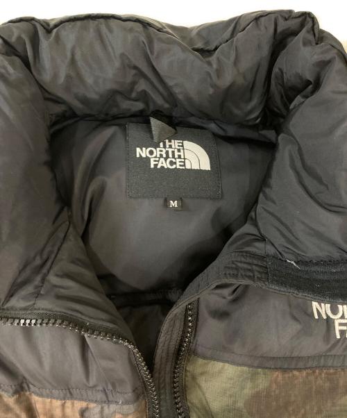 THE NORTH FACE（ザ ノース フェイス）THE NORTH FACE (ザ ノース フェイス) Novelty Nuptse Jacket ブラック×カーキ サイズ:Mの古着・服飾アイテム