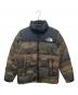 THE NORTH FACE（ザ ノース フェイス）の古着「Novelty Nuptse Jacket」｜ブラック×カーキ