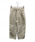 AMOMENTO×Adam et Ropeアモーメント×アダム エ ロペ）の古着「別注DRAWSTRINGデニムパンツ」｜ベージュ